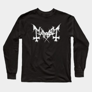 Mayhem logo Long Sleeve T-Shirt